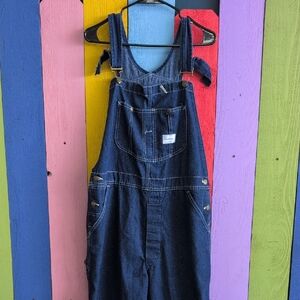 Vintage 70s Union Made Sears Blue Denim Overalls